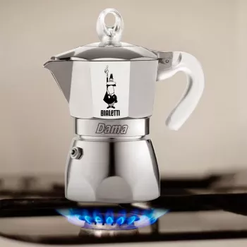 Kafijas automāts BIALETTI Dama Pure Ice 3TZ 0002273 – moka katliņš plītij, 3 tasīšu ietilpība