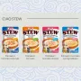 Mitrie gardumi kaķiem INABA Ciao Stew Chicken & Scallop paciņa 40 g — bezgraudu, pieaugušiem kaķiem, gaļīgi