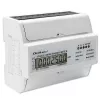 Qoltec Trīsfāžu Divvirzienu Elektroniskais Skaitītājs | DIN sliedes enerģijas patēriņa mērītājs | 400V | 100A | LCD | 4P