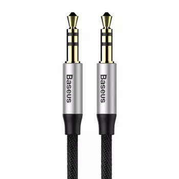 Baseus Yiven Audio kabelis 3.5 mm vīrišķais Audio M30 1.5m Sudrabs+Melns