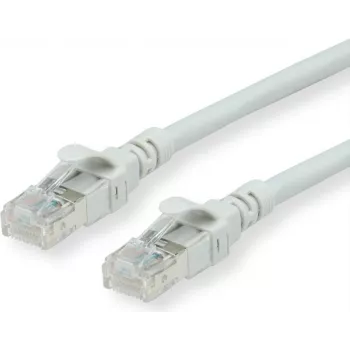 Roline Patch-Cable RJ-45 (Tēviņš) uz RJ-45 (Tēviņš) 1.5 m SFTP PiMF CAT 6 Halogēnu nesaturošs, Lietais, Dzīslu vads - Pelēks