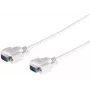 Seriālais kabelis ShiverPeaks 9-pin Sub-D (DB9) 2,0 m, savienotājs–savienotājs