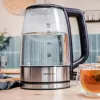 Cecotec Tējkanna ThermoSense 340 Clear, 2200 W, 1.7 L, stikla, 360° grozāma pamatne