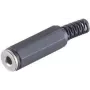 Vadu savienotājs ShiverPeaks BS51310 2.5 mm Melns Sievišķais