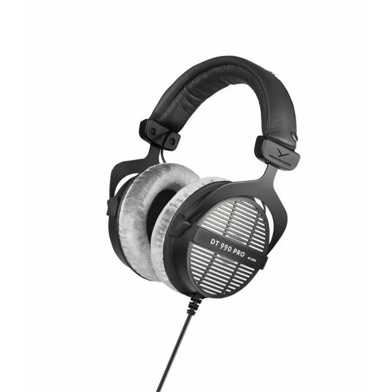 Studio austiņas Beyerdynamic DT 990 PRO 80 Ω, vadu, circumaural, 3 m kabelis, melnas