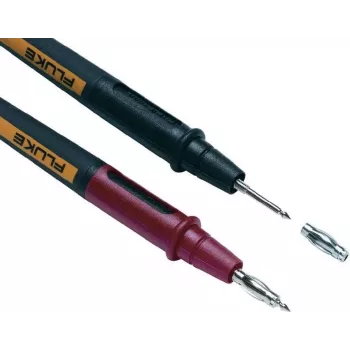 Fluke TL175E - Test vadi - CAT II, CAT III, CAT IV - 4 mm - 1,9 cm - EN61010-031 - saderīgi ar Fluke 110 Plus, 113, 114, 115, 116, 117, 175, 177, 179 True RMS, 190-062/S, 190-102, 190