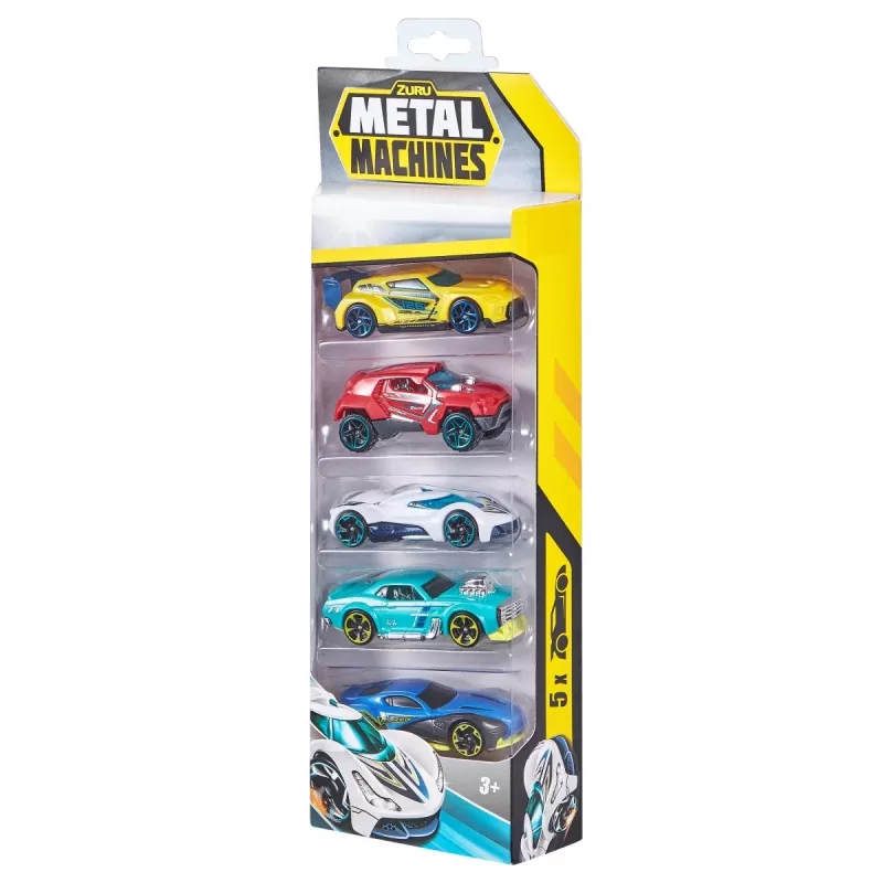 Zuru Metal Machines 5 metāla mašīnīšu komplekts 1:64, 2. sērija, dažādi dizaini
