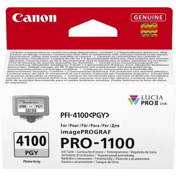 Canon LUCIA PRO II tintas kasetne 1 gab. Oriģināla Standarta raža Pelēka