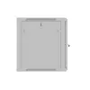 Sienas stiprinājuma servera skapis 19 inch 12U 600x600 mm pelēks Lanberg WF01