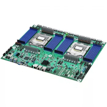 Mātesplate ASRock GENOA2D24G-2L+ — AMD SoC, Socket SP5, ATX, 24x DDR5 DIMM, līdz 12.3 TB, 2x GbE