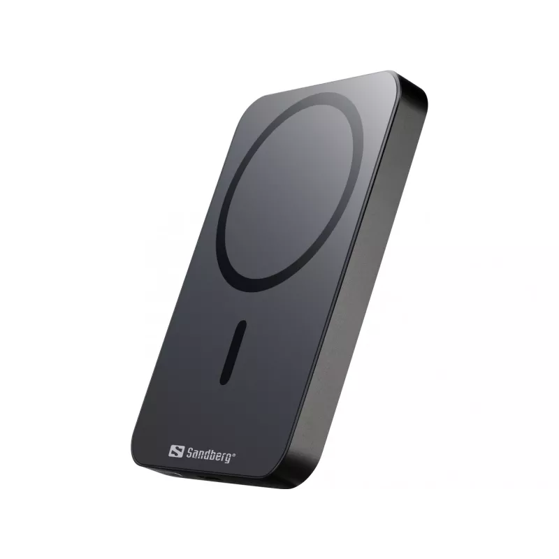 Pārnēsājams akumulators Sandberg Mag Wireless Powerbank 5000 ALU, 5000 mAh