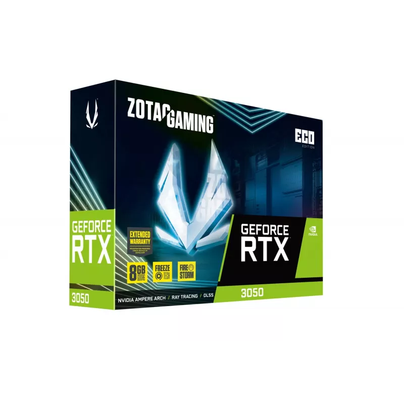 Videokarte ZOTAC Gaming GeForce RTX 3050 ECO 8 GB GDDR6