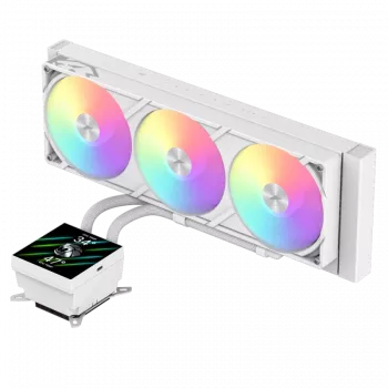 Gamemax CPU šķidruma dzesētājs | GLACIER 360 LCD WH | Intel, AMD