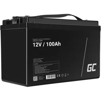 Green Cell AGM30 12V 100Ah AGM akumulators laivām un atpūtas transportam