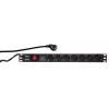 Pārsprieguma aizsargs LogiLink PDU7C01 Melns 7 AC kontaktligzdas 230 V 2 m
