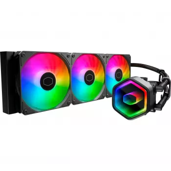 Šķidruma dzesēšanas komplekts Cooler Master MasterLiquid 360 Core II 12 cm Melns