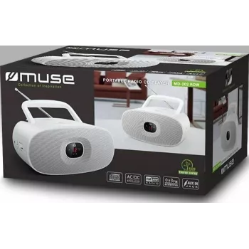 Portatīvais CD atskaņotājs Muse MD-202 Balts