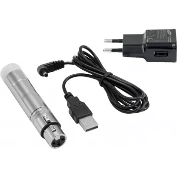 Bezvadu DMX uztvērējs EUROLITE AKKU QuickDMX 70064699 ar akumulatoru