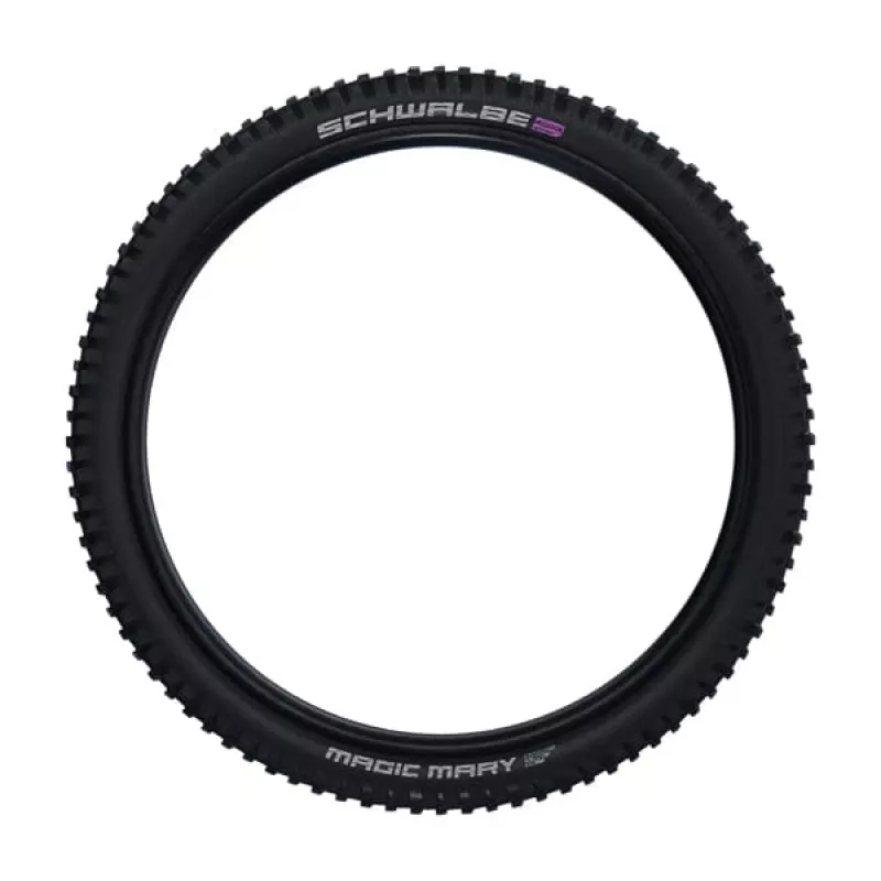 Schwalbe Magic Mary HS 447, 27.5 collu, MTB, Tubeless-Ready riepa, Salokāms karkass, Kalnu, Bezceļu, Melna, Violeta