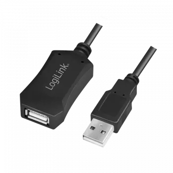 LogiLink USB 2.0 pagarinātāja kabelis ar pastiprinātāju - 5 m