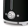 Smeg TSF02 Toaster 4 Slices - Melns/lakots/41x20.8x21.5cm/6 Cepšanas līmeņi/1500W