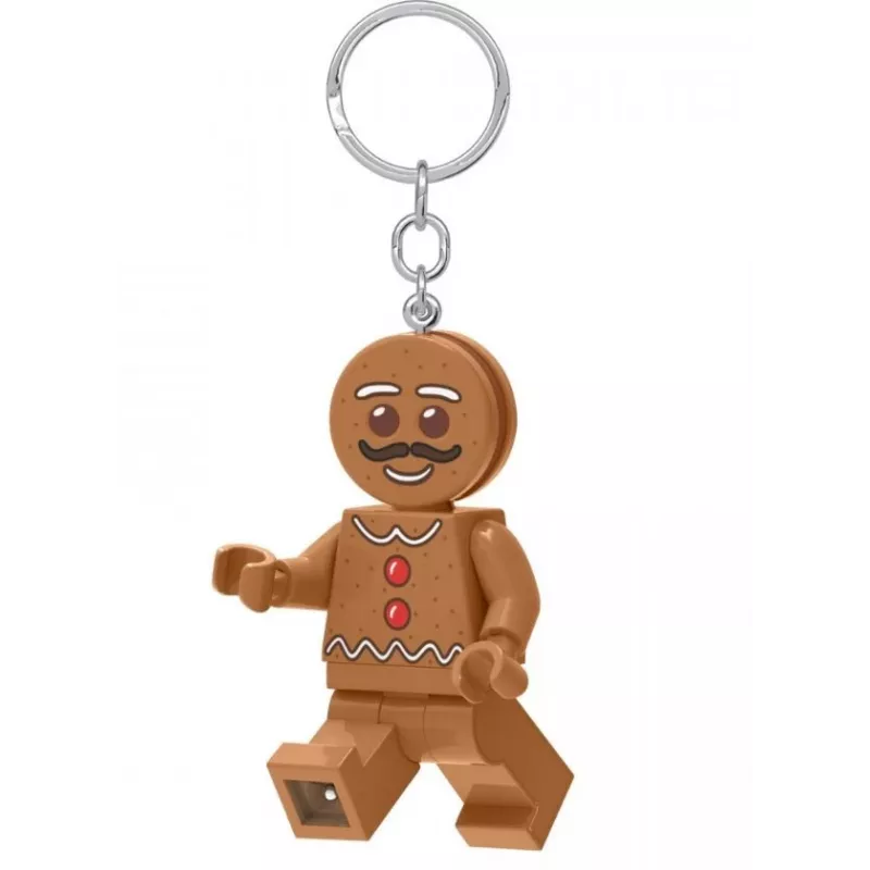 Atslēgu piekariņš ar gaismu Piparkūku vīriņš