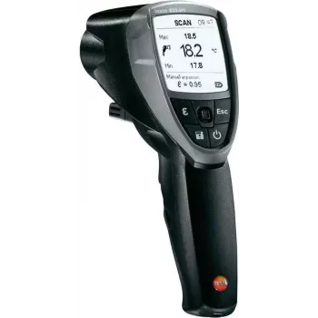 TESTO 835-H1 infrasarkanais termometrs, IR termometrs, optika 50:1, mērījumu diapazons -30 līdz +600 °C (0560 8353)