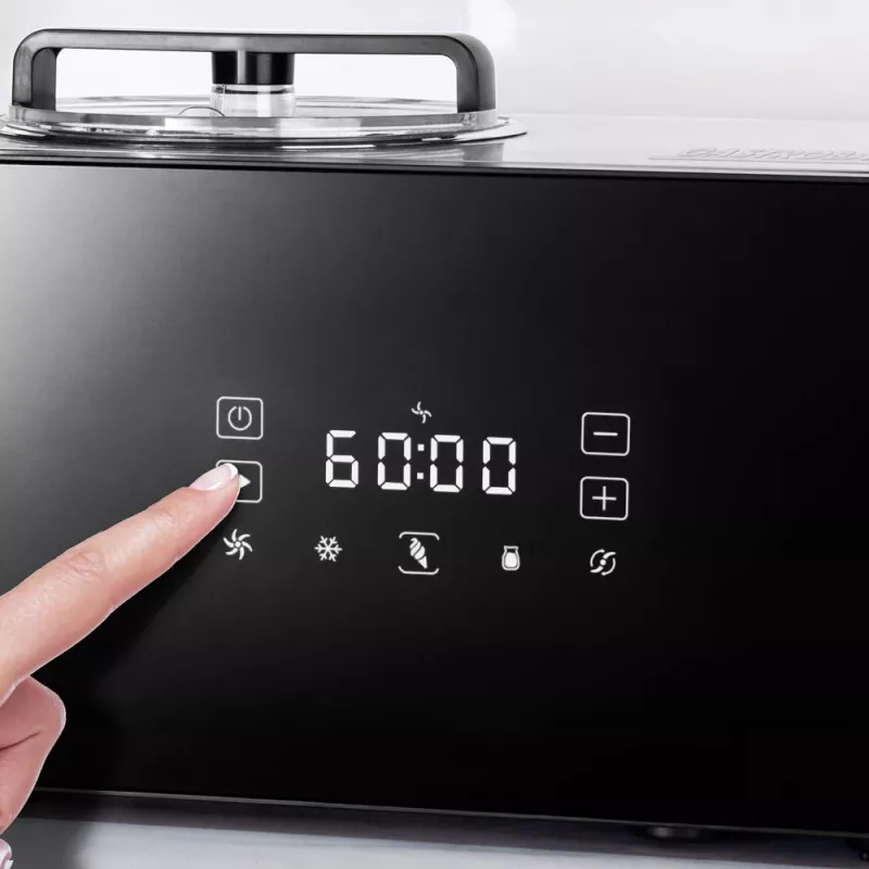GASTROBACK Design Advanced Control saldējuma pagatavotājs 1,5 L 150 W Melns/Satīna tērauds
