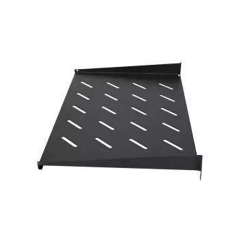 Plaukts Extralink SHELF 1U 19 inch sienas skapjiem, 1U, 300 mm, melns, metāls