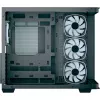 Torņa datora korpuss AEROCOOL P500C EVO-G-BK-v1 ar 2 rūdīta stikla paneļiem, Melns