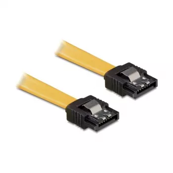 SATA kabelis DeLOCK 82476 0.2m Dzeltens