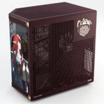 HYTE PC korpuss Y70 Metaphor ReFantazio (Midi-Tower, E-ATX, rūdīts stikls, divkameru, PCIe 4.0 pacēlājs, balts/daudzkrāsains)