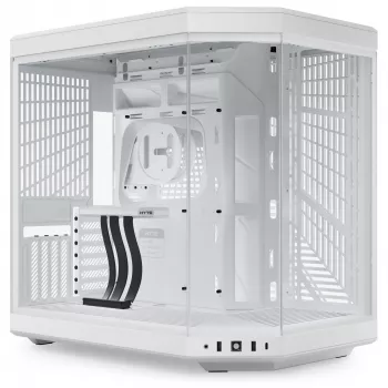 PC korpuss HYTE Y70 Midi Tower Balts — atbalsta EATX, GPU līdz 42.2 cm, CPU dzesētāja augstums 18 cm