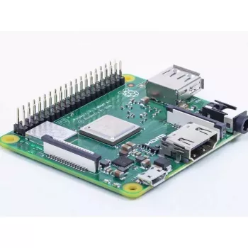 Raspberry Pi 3 Model A+ - vienas plates dators - Broadcom BCM2837B0 / 1,4 GHz - RAM 512 MB - 802,11a/b/g/n/ac, Bluetooth 4,2