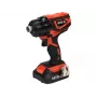 Yato YT-82800 akumulatora skrūvgriezis/triecienskrūvgriezis 3000 RPM Melns