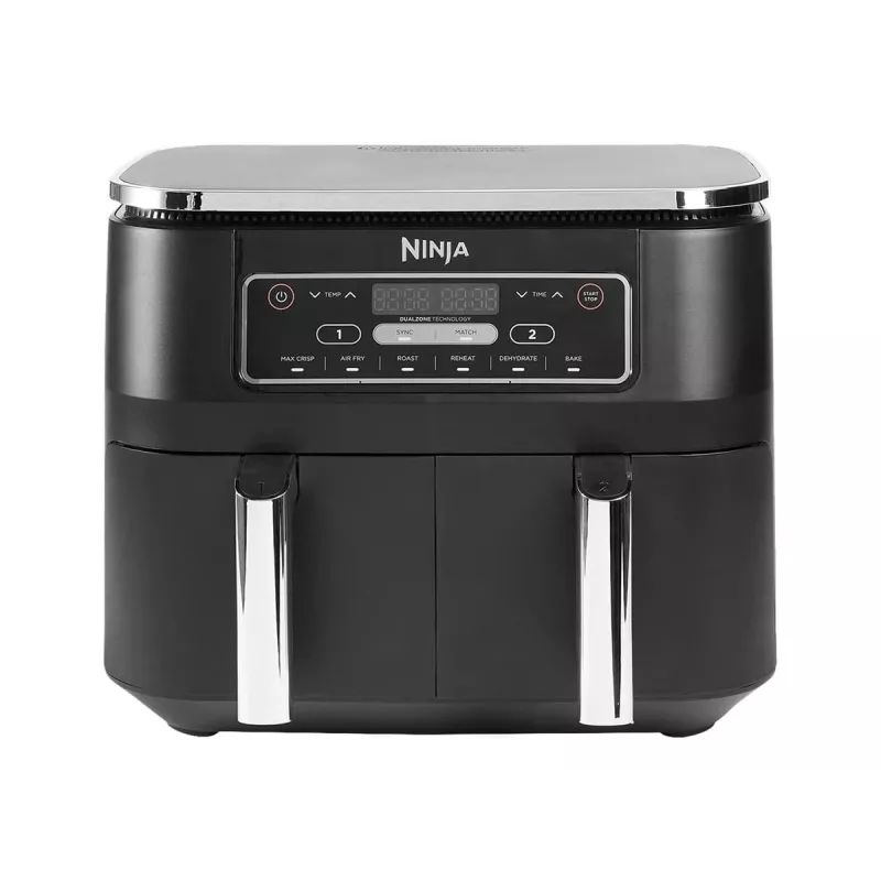 Ninja AF300 Divu zonu gaisa fritieris 7.6 L 1690 W Melns