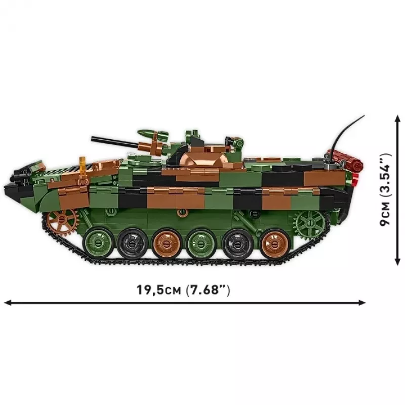 Būvkomplekts Cobi Armed Forces BWP-1 2630 — Polijas/Ukrainas amfībijas kājnieku kaujas mašīnas modelis