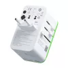 GlocalMe Roamplug balts — 4G LTE Wi‑Fi ceļojumu adapteris ar eSIM