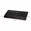 PROFI COOK PC-DKI 1067 indukcijas plīts, 3500W, 2 gatavošanas zonas, melna