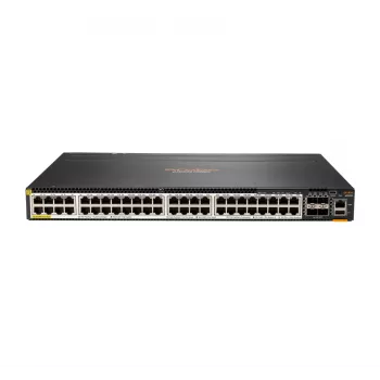 Hewlett Packard Enterprise HPE Aruba 6300M - Slēdzis - L3 - pārvaldāms - 48 x 100/1000/2,5G/5G (PoE+) + 4 x 1 Gigabits / 10 Gigabits / 25 Gigabits / 50 Gigabits SFP56 (augšupsaite / stekelēšana)