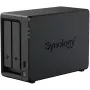 NAS datu aizsardzības iekārta SYNOLOGY DP320, R1600, 8 GB RAM, 16 TB, 2 nodalījumi, HDD atbalsts, RAID, Melna