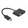 DisplayPort kabelis Gembird A-DPM-HDMIFVGAF-01 0,1 m Melns