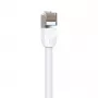 Ethernet savienojuma kabelis UBIQUITI UACC-CABLE-PATCH-OUTDOOR-1M-W Cat5e RJ-45 uz RJ-45, 1 m, balts, S/UTP, TPE apvalks