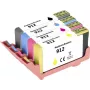 Renkforce tintas komplekts HP 912 (6ZC74AE) saderīgs komplekts Melns, Ciāns, Fuksīns, Dzeltens RF-I-HP912BKCMY4PK RF-5718852 (RF-5718852)
