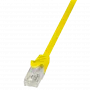 Tīkla vads LogiLink 1m RJ-45 Cat5e Dzeltens