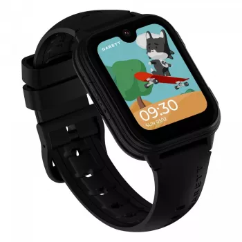 Viedpulkstenis bērniem Garett Kids Vibe Ai 4G melns