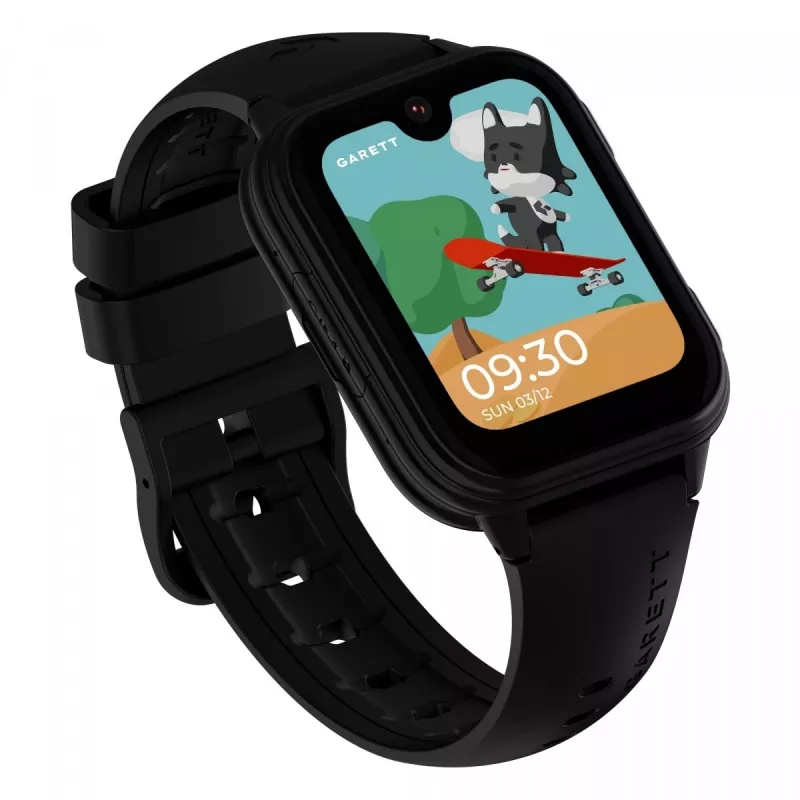 Viedpulkstenis bērniem Garett Kids Vibe Ai 4G melns