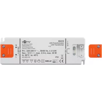 Goobay LED transformators 12 V / 30 W (60418)