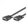 Wentronic Goobay DVI-D Dual Link kabelis, melns, 2 m - DVI-D spraudnis Dual-Link (24+1 kontakts) > DVI-D spraudnis Dual-Link (24+1 kontakts) (50851)
