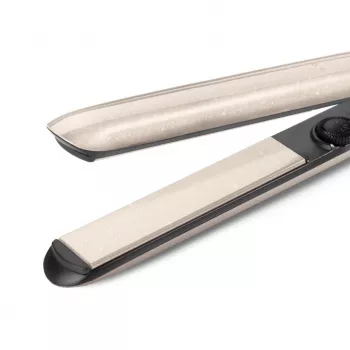 Taisnotājs BABYLISS ST914PE — keramikas/titāna plāksnes, 13 temperatūras līmeņi, 100–240V, Bēšs/Varš